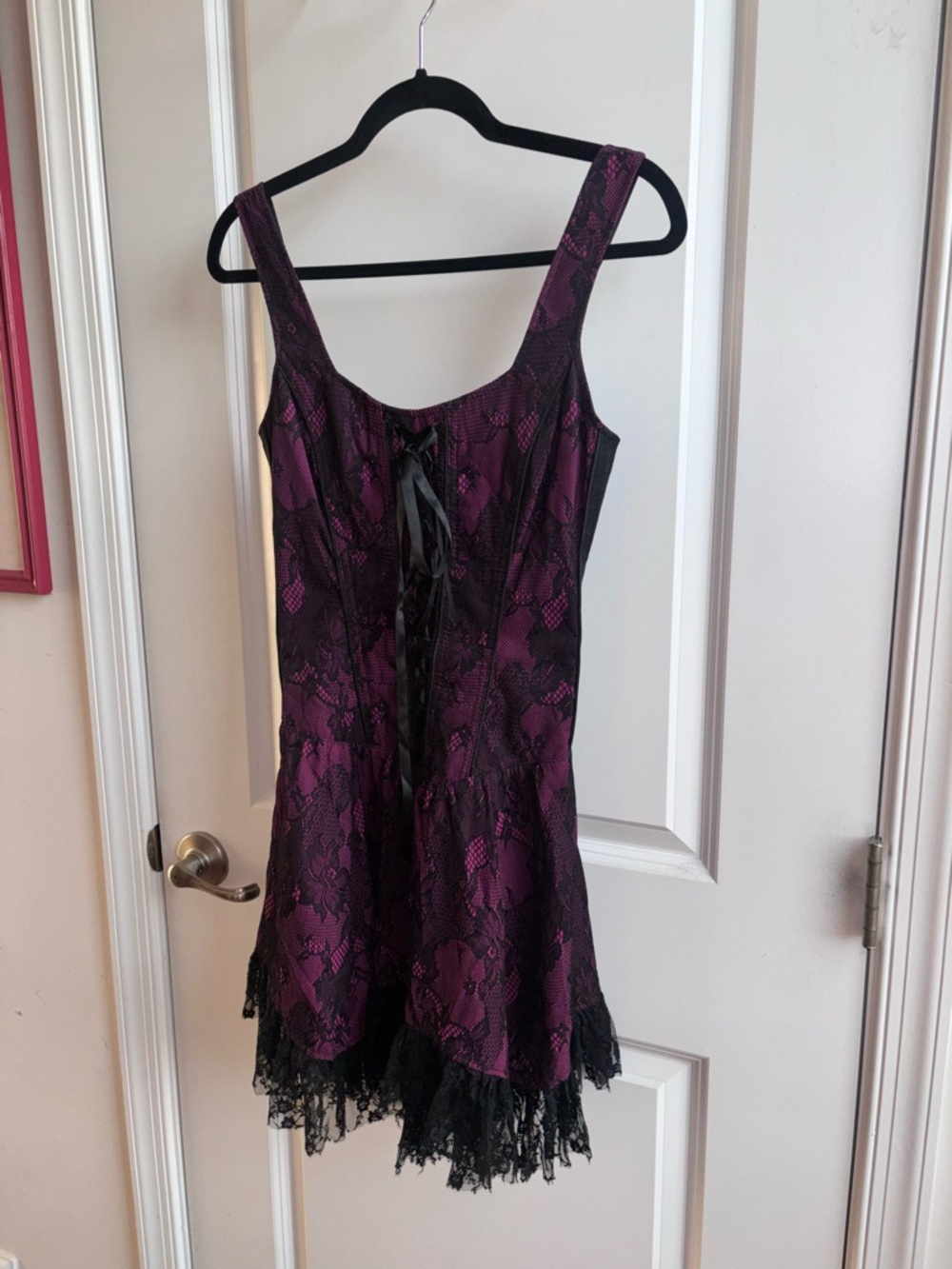 Vintage Tripp NYC Lace Corset Mini Dress – Small - Picture 4 of 5